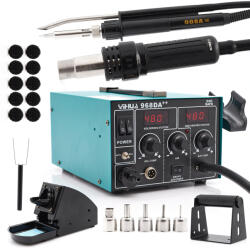  Yihua 968DA++ 3 az 1-ben forrasztóállomás