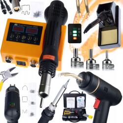  Rosfix 2 az 1-ben forrasztóállomás (forró levegős és 900M) Rosfix Orange Husky OH660 Electric S sorozat + Rosfix Black Killer RBK200W akkus tűzőgép + 400 kapocs