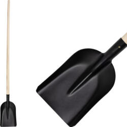Strend Pro Lapát, Strend Pro Garden 714-13, fekete, 150 cm, 18, 5 cm munkaszélesség, acél fej, fa nyél, egyenes (TC211695)