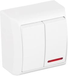 OSPEL Comutator cu LED, aplicat, IP20