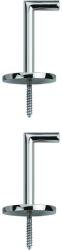 GOODHOME Sistem prindere GOODHOME Olympe, metal, 7.4 x 3.5 cm, argintiu