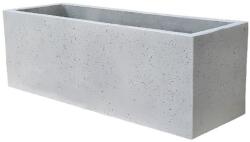 Verve Jardiniera flori VERVE, 60 x 22 x 22 cm, gri deschis