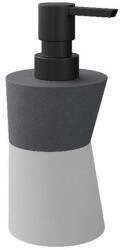 GoodHome Dozator sapun Elland GoodHome, 7.8x7.8x17.5 cm, 180 ml, rasina, gri antracit