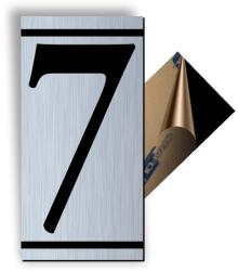 Creative Sign Cifra 7, ABS, Gravat, Argintiu, M7 Creative Sign
