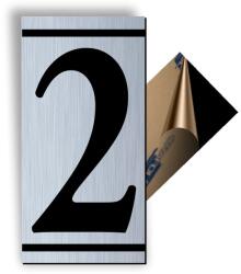 Creative Sign Cifra 2, ABS, Gravat, Argintiu, M7 Creative Sign