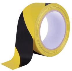 DIALL Banda marcare DIALL 100671372, 50 mm x 33 m, negru-galben