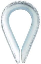 Diall Bride ovale cabluri DIALL, metal, 6mm, argintiu 2buc