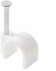 Diall Clips rotund Diall XP, alb, 250 buc