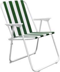 Metal Style Scaun gradina si camping Ucamp, metalic, pliabil, 53 x 60 x 74 cm, alb