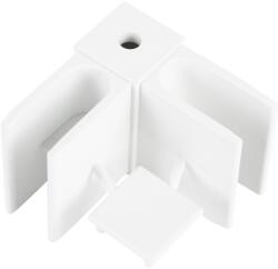 Alleymet Set 4 coltari pentru imbinare teava rectangulara, plastic Alleymet
