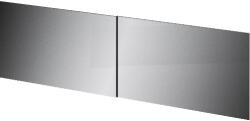 GOODHOME Usa Culisanta, cu oglinda, argintiu, 200 cm GoodHome Atomia Garderoba