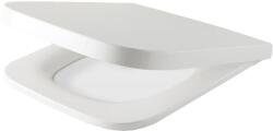 GoodHome Capac WC GOODHOME Teesta, inchidere lenta, duroplast, alb