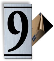 Creative Sign Cifra 9, ABS, Gravat, Argintiu, M7 Creative Sign