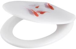 GoodHome Capac WC GOODHOME Genoa, inchidere lenta, duroplast, model pesti, alb