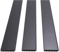KLIKSTROM Sipca gard KLIKSTROM Neva 100600981, 3 bucati, 15 x 180 cm, compozit, gri