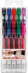 edding Set roller cu gel EDDING 2185, 0.7 mm, multicolor, 5 bucati