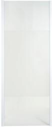 Cooke & Lewis Paravan dus COOKE & LEWIS, aluminiu, sticla mata, 80x190 cm, alb