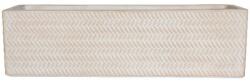 Verve Jardiniera flori VERVE, lut, 60 x 17 cm, bej