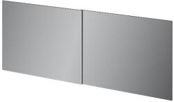 GOODHOME Usa Culisanta, cu oglinda, argintiu, 150 cm GoodHome Atomia Garderoba