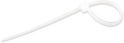 Novelite Colier cablu 150 X 3.6 mm, alb, set 100 bucati