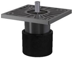 GOODHOME Picioare reglabile, joase, dresing, gri, plastic GoodHome Atomia Garderoba