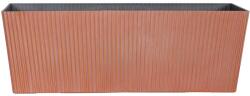 Verve Jardiniera flori VERVE, plastic, 60 x 21 cm, maro