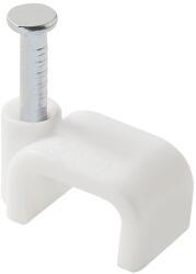 Diall Clips cablu Diall XP, diametru 9 mm, alb, 100 buc