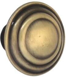 Metal Style Buton usa stil M4, 30 x 22 mm, metal, alamit antic