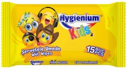 HYGIENIUM Servetele umede antibacteriene HYGIENIUM Kids Smiley, 15 bucati
