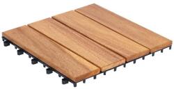 KLIKSTROM Set placi pentru pardoseala/dusumea, compozit, maro, 30 x 30 x 2.4 cm, maro, 4 buc