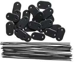 BLOOMA Set 26 suporti imprejmuire BLOOMA 101223959, gri