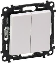 Legrand Intrerupator dublu Valena Life, alb