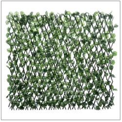 BLOOMA Panou gard rachita cu frunze BLOOMA Mo1, 200 x 100cm, maro-verde