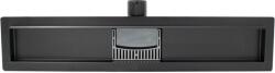 ERMETIQ Rigola Dus, Inox, Classic Negru, 500 x 70 Ermetiq