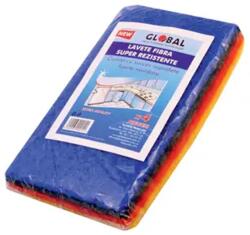 Global Plast Set lavete fibra abraziva ZOREX Basic, 15 x 9 cm, 4 buc/set, multicolor