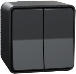 Schneider Electric MurDIY Intr. dbl cap scara PT gri