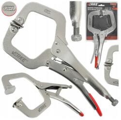 VERKE önzáró fogó C-típusú szorítóval bádogosmunkához 280 mm V75060 (V75060)