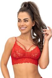 Donna Sutien din dantelă 245 roșu, L