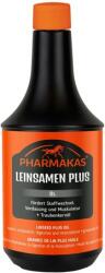 Pharmakas Leinsamen Plus - Ulei de semințe de in cu ulei de struguri pentru cai 1000 ml