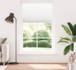 vidaXL pliszírozott redőny Fehér 115x200cm szövetszélesség 114, 4cm (4015520) (4015520)