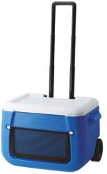 Coleman Coleman: 50QT Wheeled Mesh Hűtődoboz - Kék/fehér (2000036081) (2000036081)
