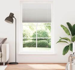 vidaXL pliszírozott redőny világosszürke 120x200 cm szövetszélesség (4015368) (4015368)