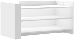 vidaXL fehér szerelt fa dohányzóasztal 100 x 50 x 50 cm (848346) (848346)