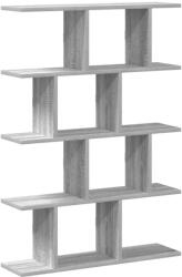 vidaXL szürke sonoma színű szerelt fa fali kockapolc 12 rekeszes színű (860018) (860018)