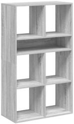 vidaXL könyvszekrény szürke sonoma 66x31x112 cm szerelt fa (860306) (860306)