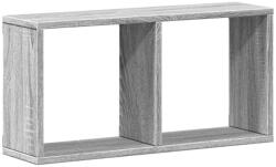 vidaXL szürke sonoma színű szerelt fa faliszekrény 60 x 16 x 30 cm (854882) (854882)