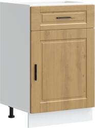 vidaXL Porto kézműves tölgy színű szerelt fa konyhai alapszekrény (853966) (853966)