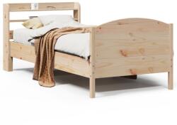 vidaXL tömör fenyőfa ágy matrac nélkül 100 x 200 cm (3306981) (3306981)