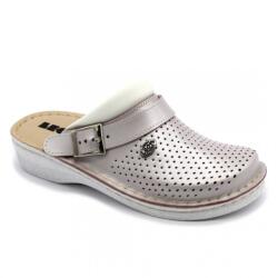 LEON V202 LEON Comfort női bőr klumpa (LEON1364-perla36)