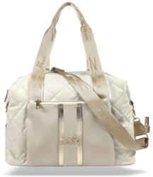 ZELLIA Női Sporttáska 24128 Beige Matt - Steppelt - (ZLK-24128-61817722)
